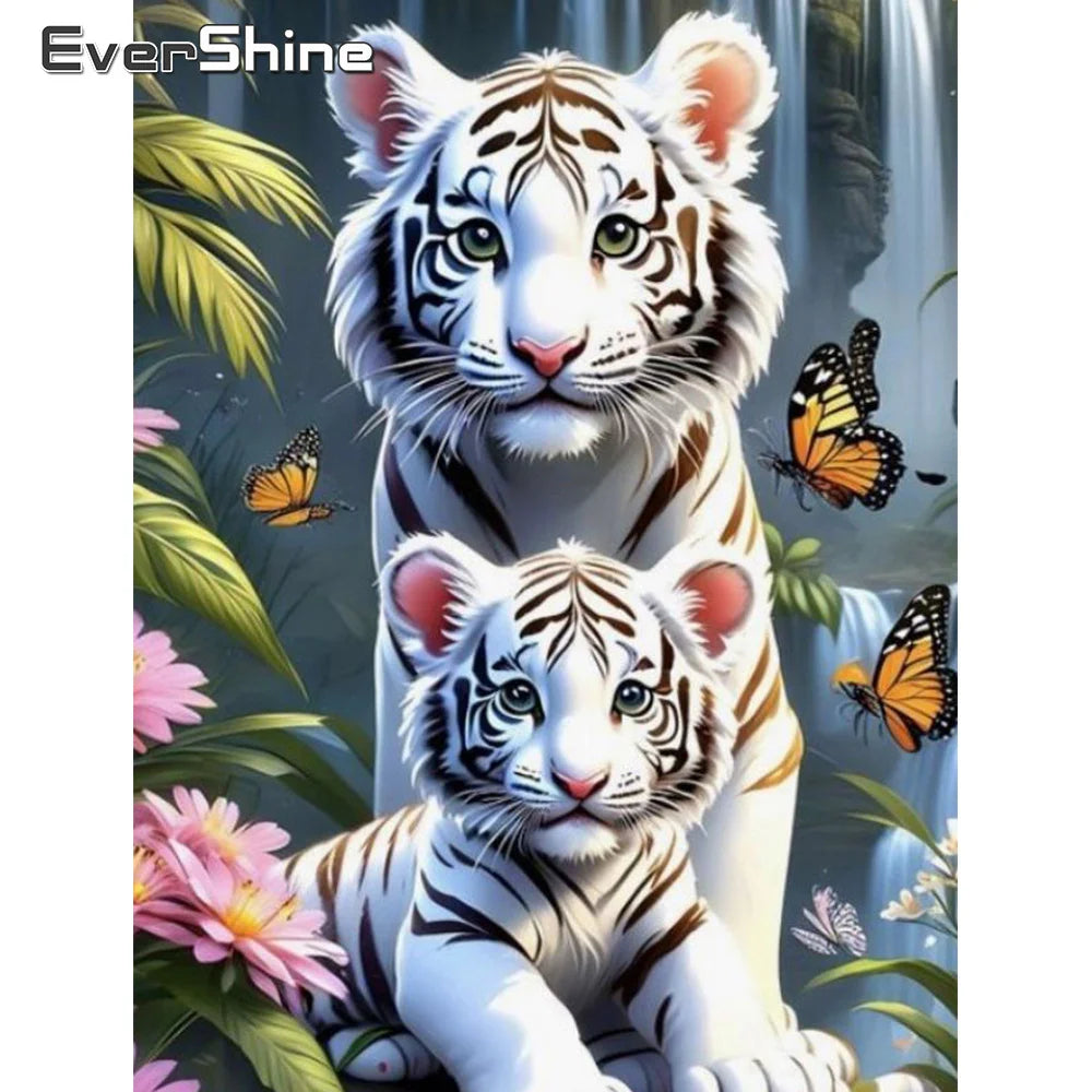 Evershine Full Square Round Diamond Painting Tiger Animal Kits Art Diamond Mosaic Cross Stitch Embroidery Handicraft Evershine Full Square Round Diamond Painting Tiger Animal Kits Art Diamond Mosaic Cross Stitch Embroidery Handicraft